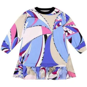 Girls Blue & Fuchsia Dress