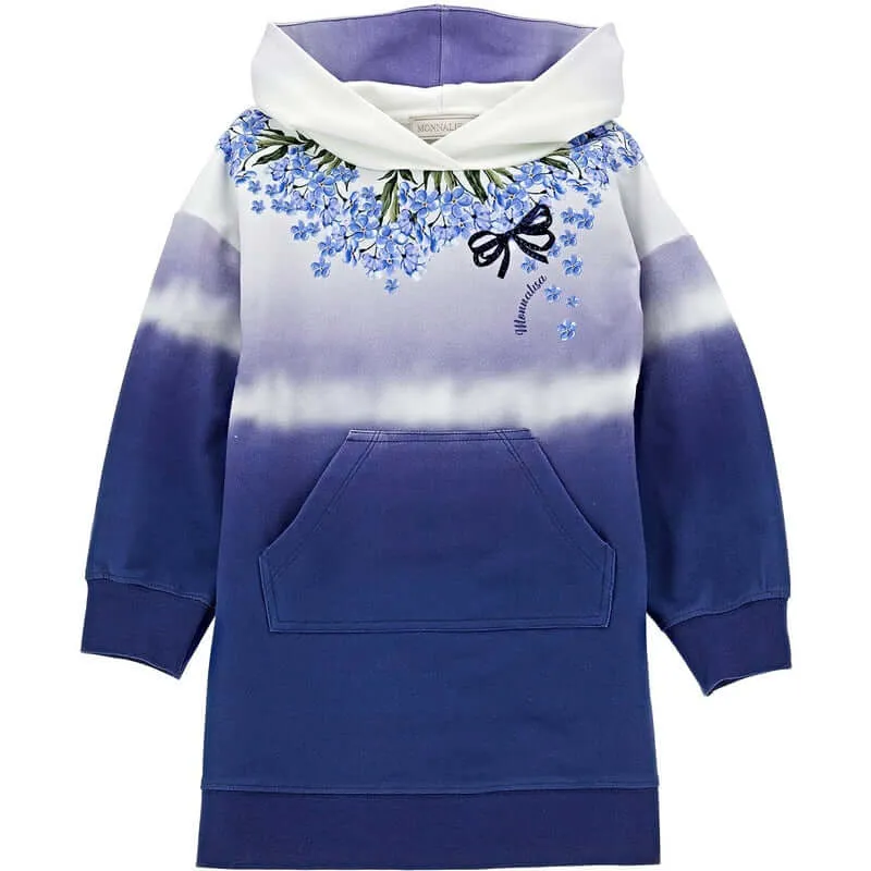 Girls Blue Flower Dress