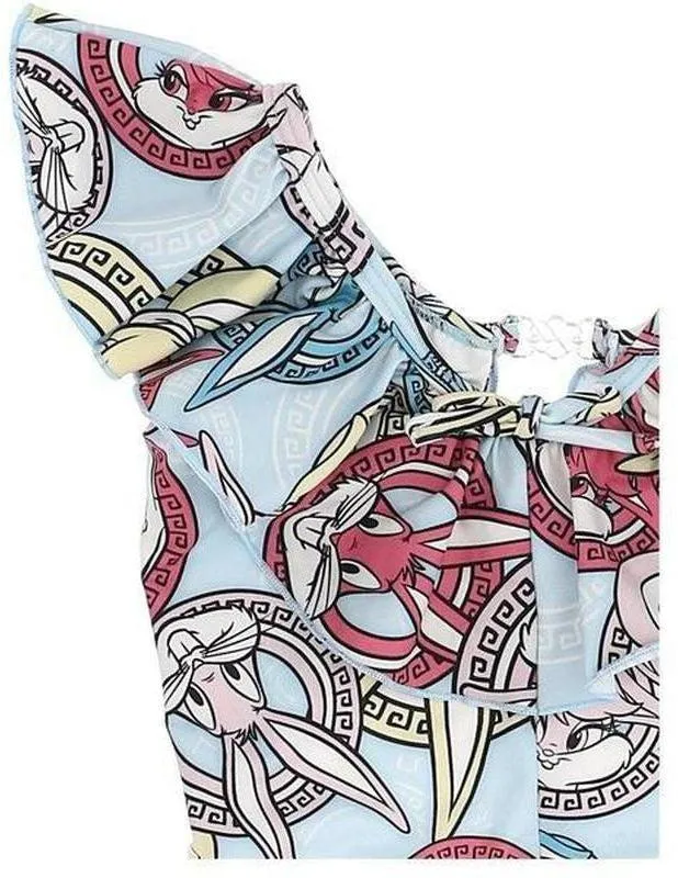 Girls Blue Lola & Bugs Bunny Swimsuit