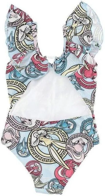 Girls Blue Lola & Bugs Bunny Swimsuit