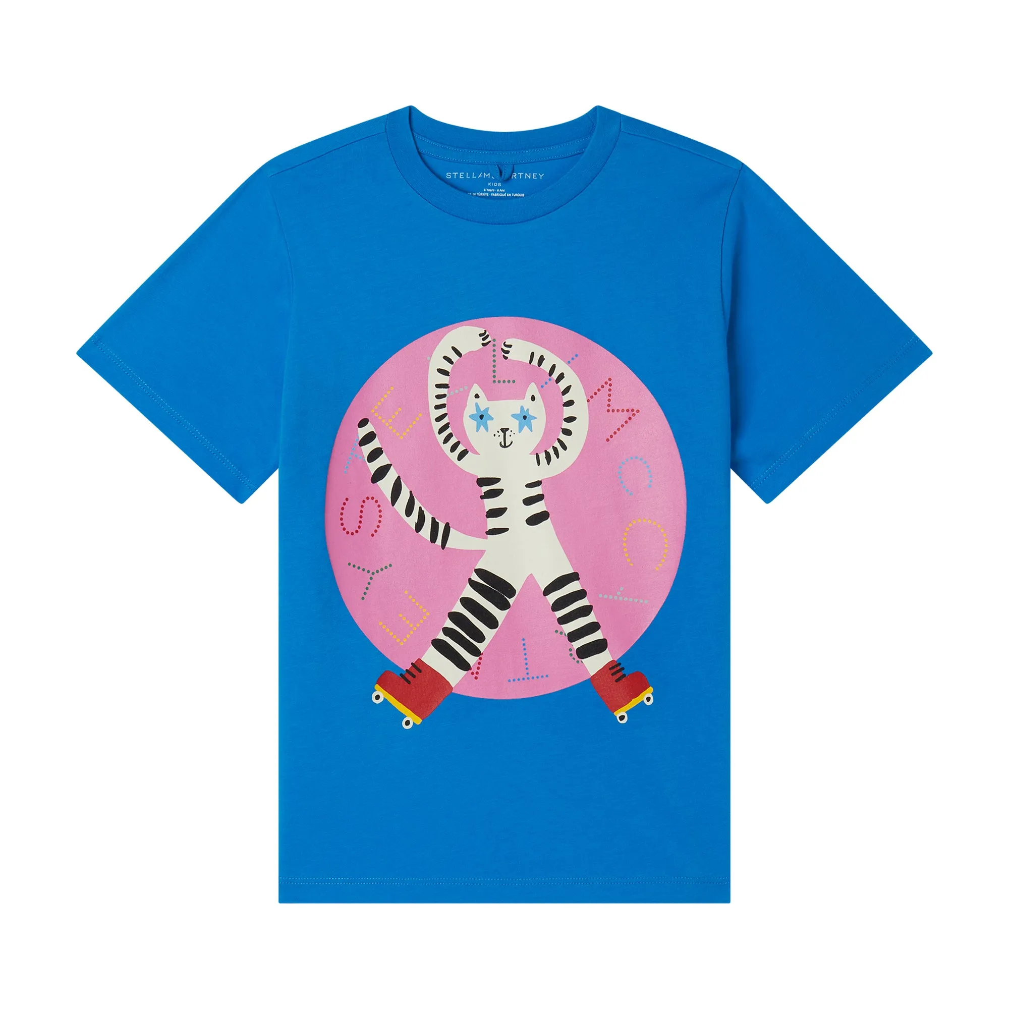 Girls Blue Skate T-Shirt