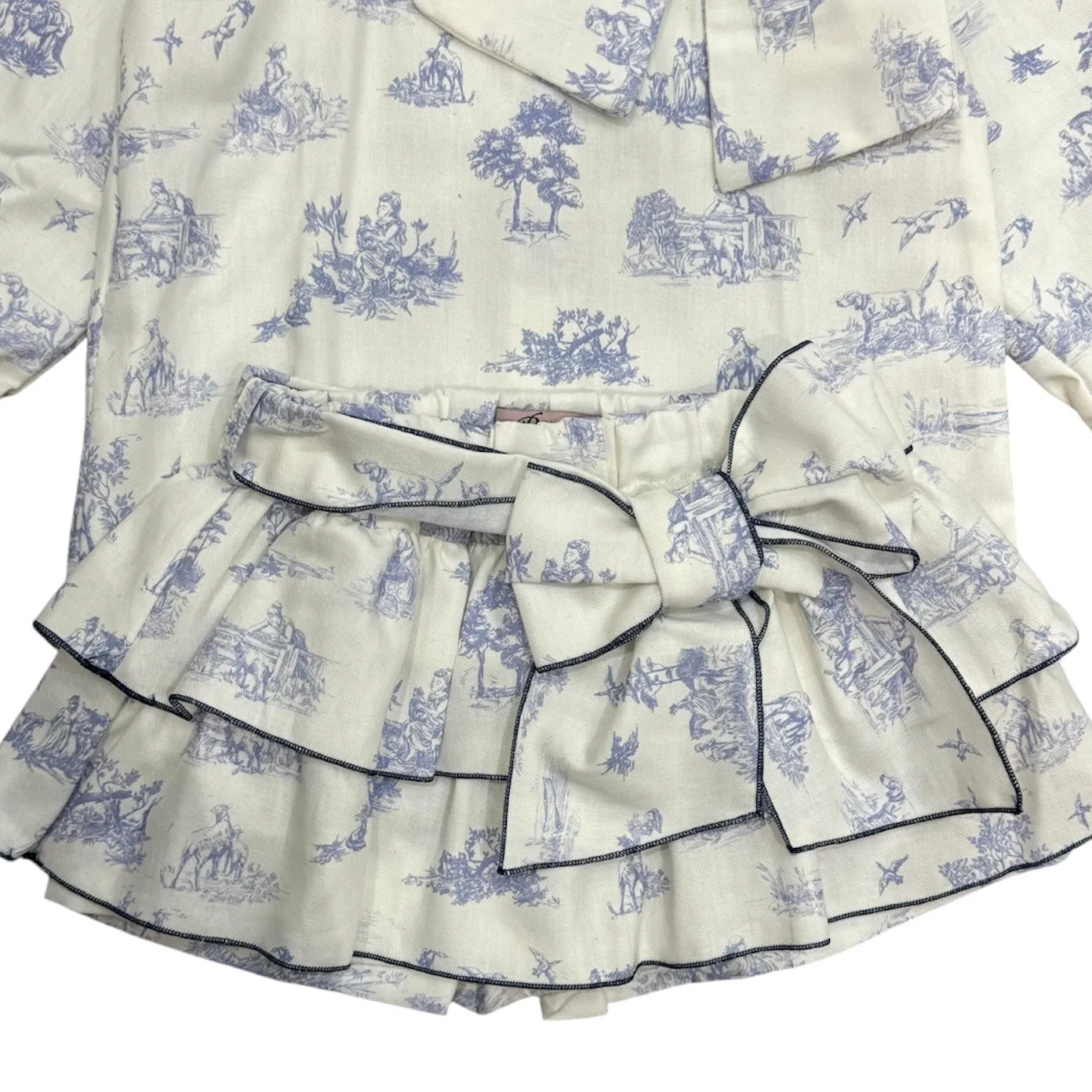 Girls Blue Skort & Blouse