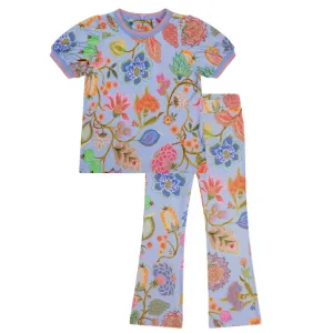 Girls Blue Tijerry Legging Set