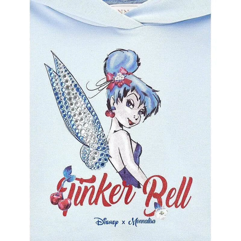 Girls Blue Tinkerbell Hoodie