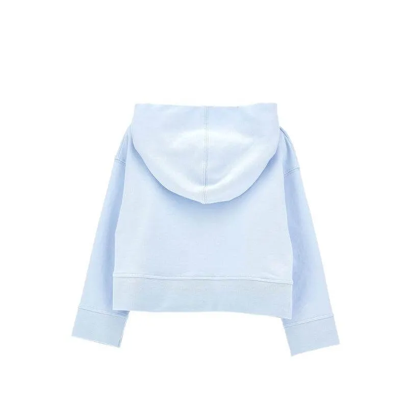 Girls Blue Tinkerbell Hoodie