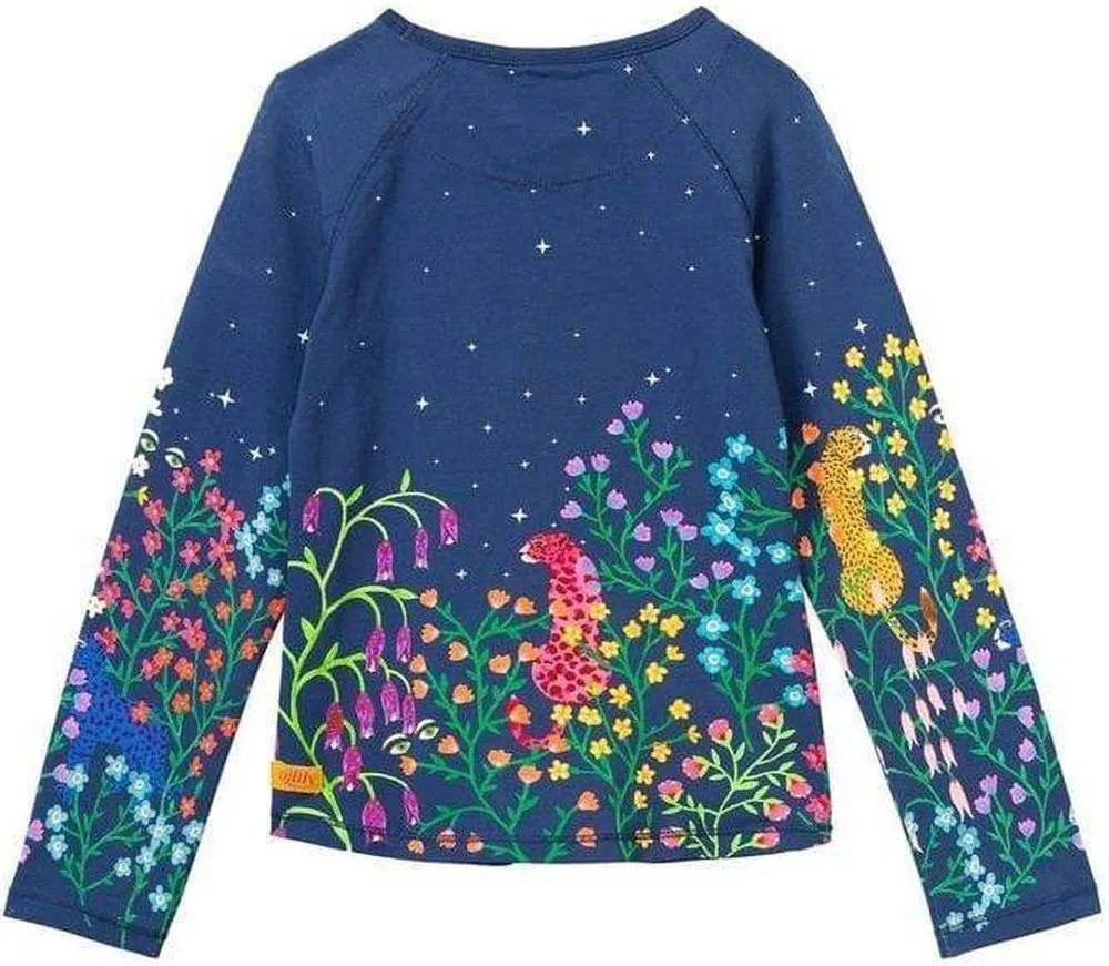 Girls Blue Tumble T-shirt