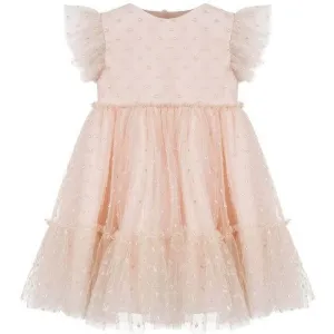 Girls Blush Tulle Dress