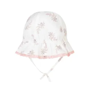 Girls Bouquet Print Sun Hat