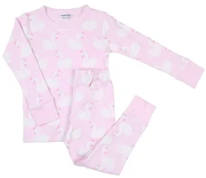 Girls Cisne Pink Swan Pyjama