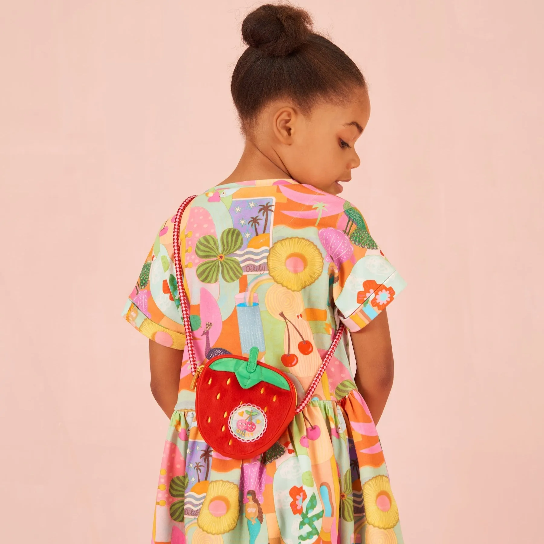 Girls Colourful Dipp Jersey Dress