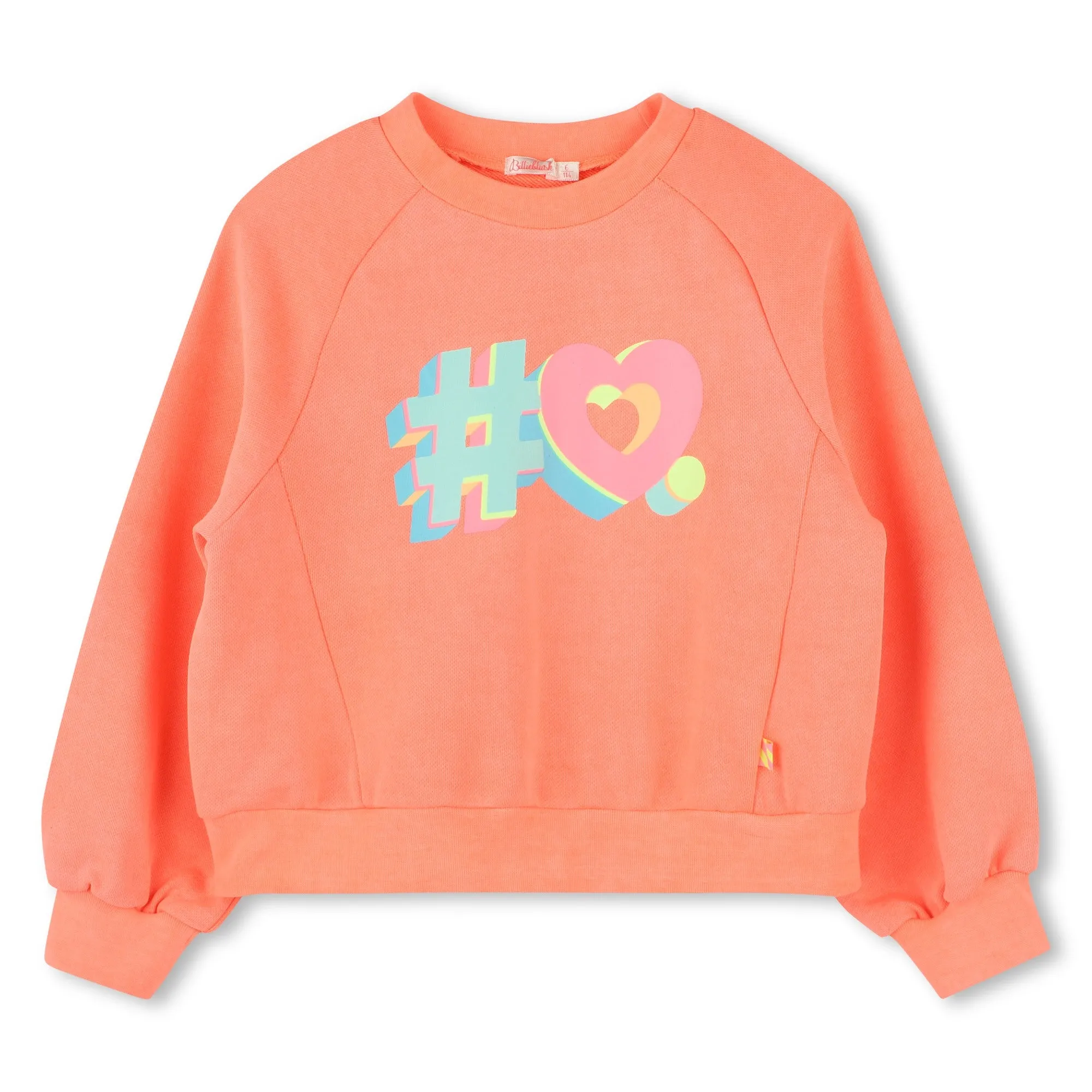 Girls Coral Sweatshirt