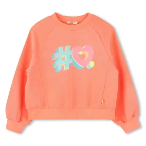 Girls Coral Sweatshirt