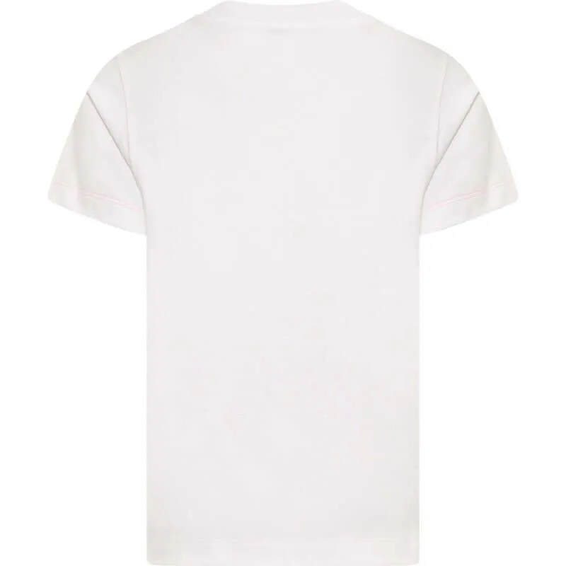 Girls Cotton Pink Zig Zag T-Shirt
