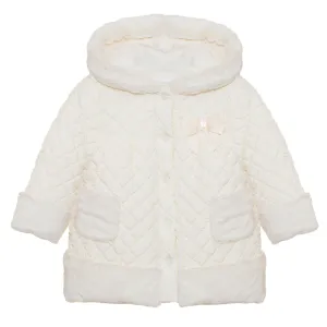 Girls Cream Coat