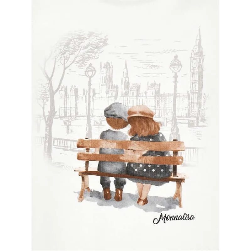 Girls Cream Lady & The Tramp T-shirt