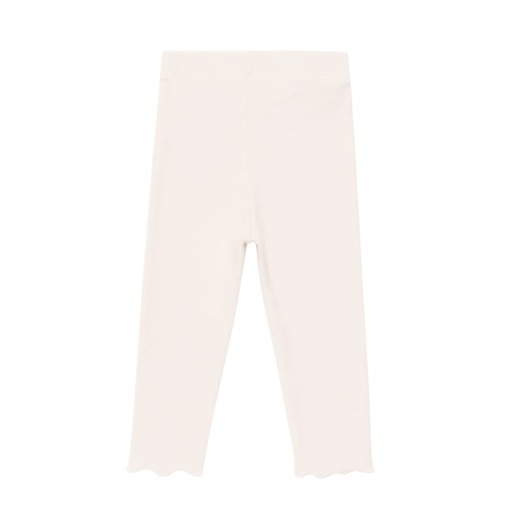 Girls Cream Leggings