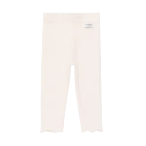Girls Cream Leggings