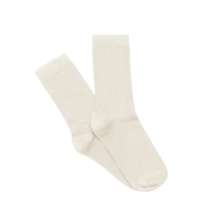 Girls Cream Socks