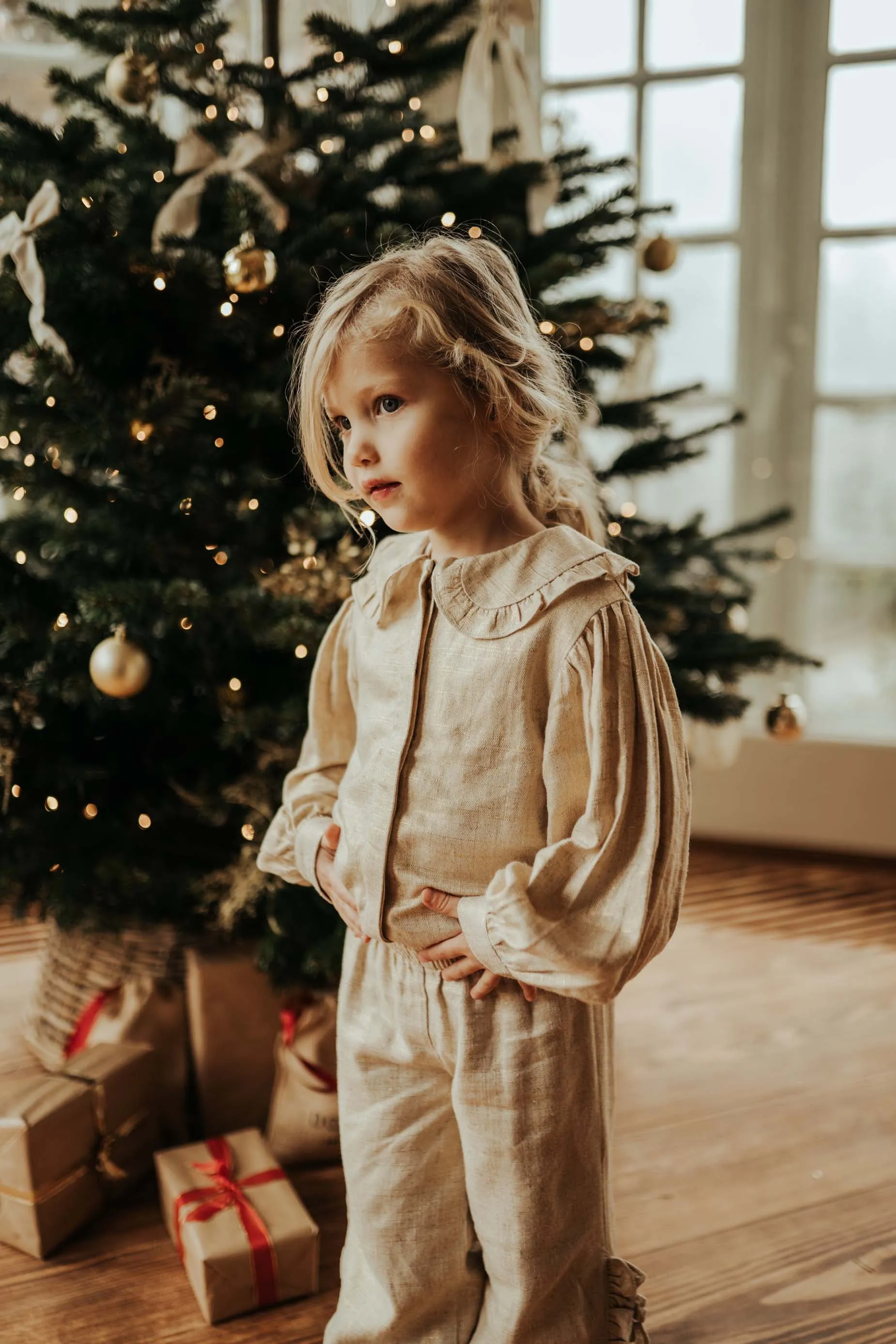 Girls Cream Suzei Blouse