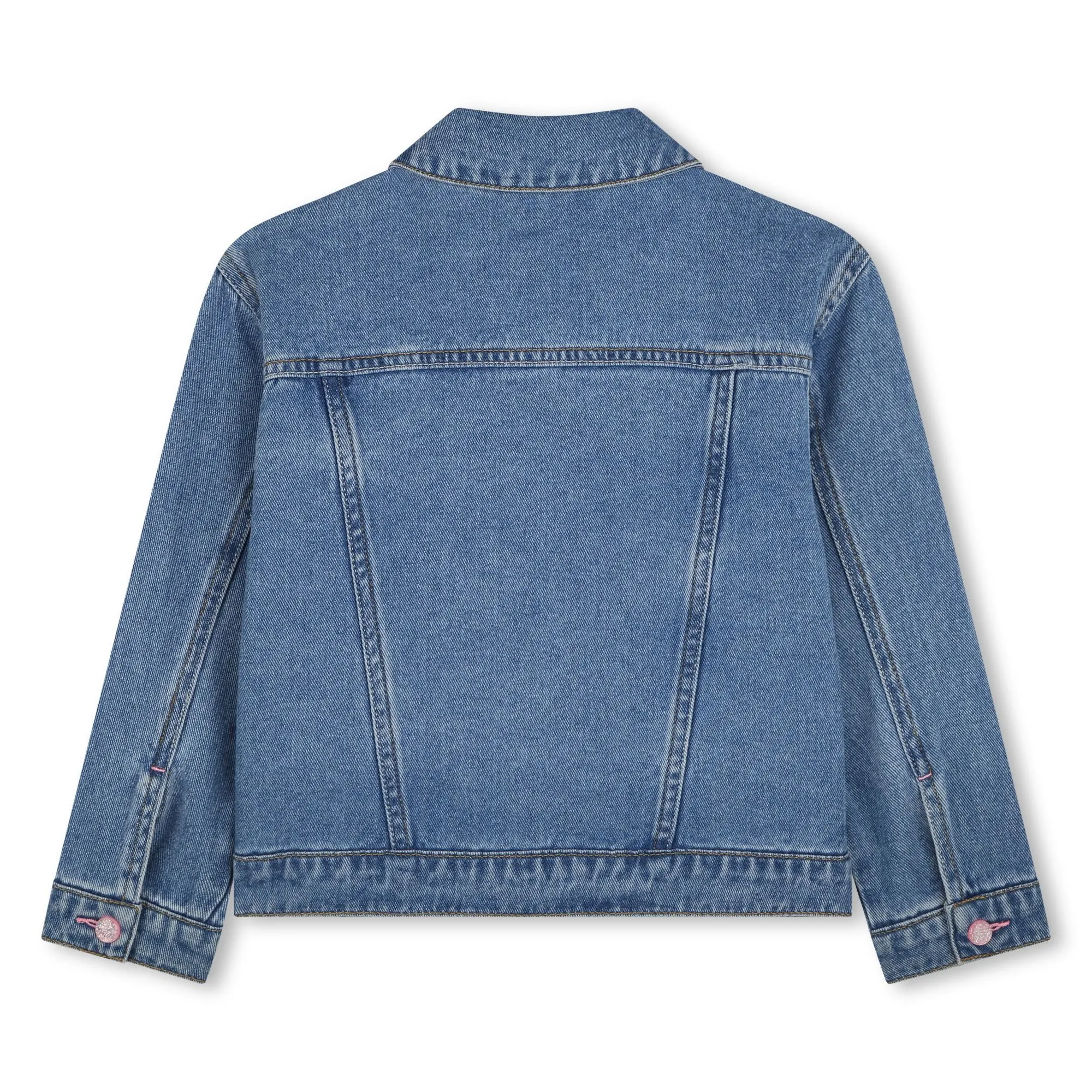 Girls Denim Sequin Jacket