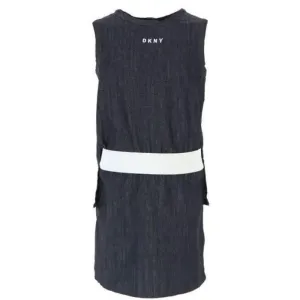 Girls Denim Sleeveless Dress