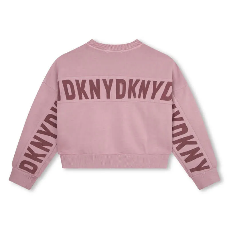 Girls Dusty Pink Sweatshirt