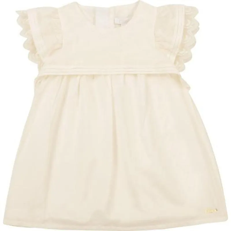 Girls Frill Embroidered Dress