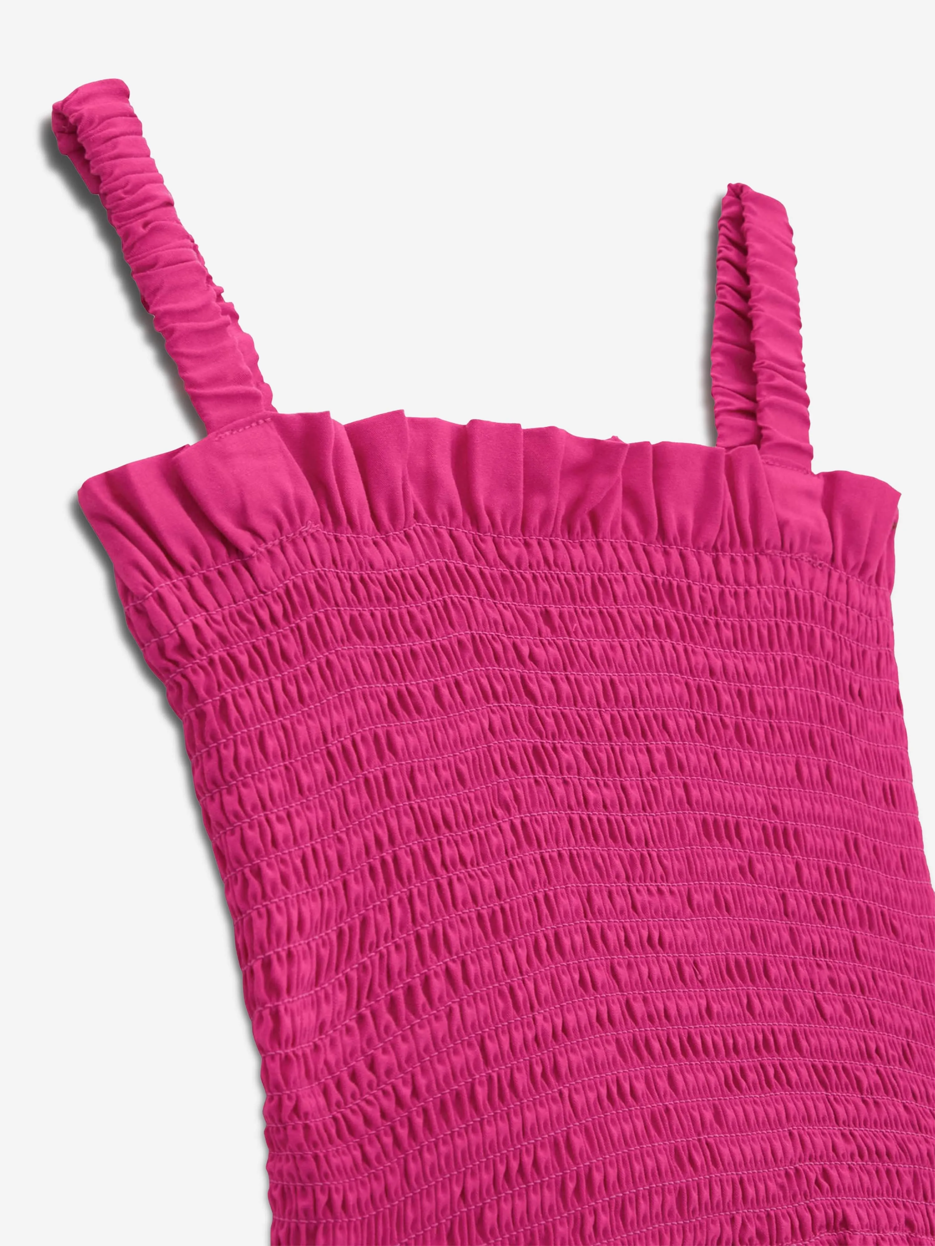 Girls Ruched Tank Top in Pink