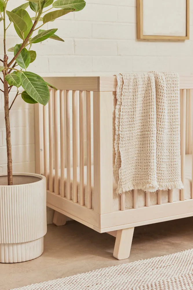 Hudson 3-in-1 Convertible Crib | with Toddler Bed Conversion Kit in Washed Natural