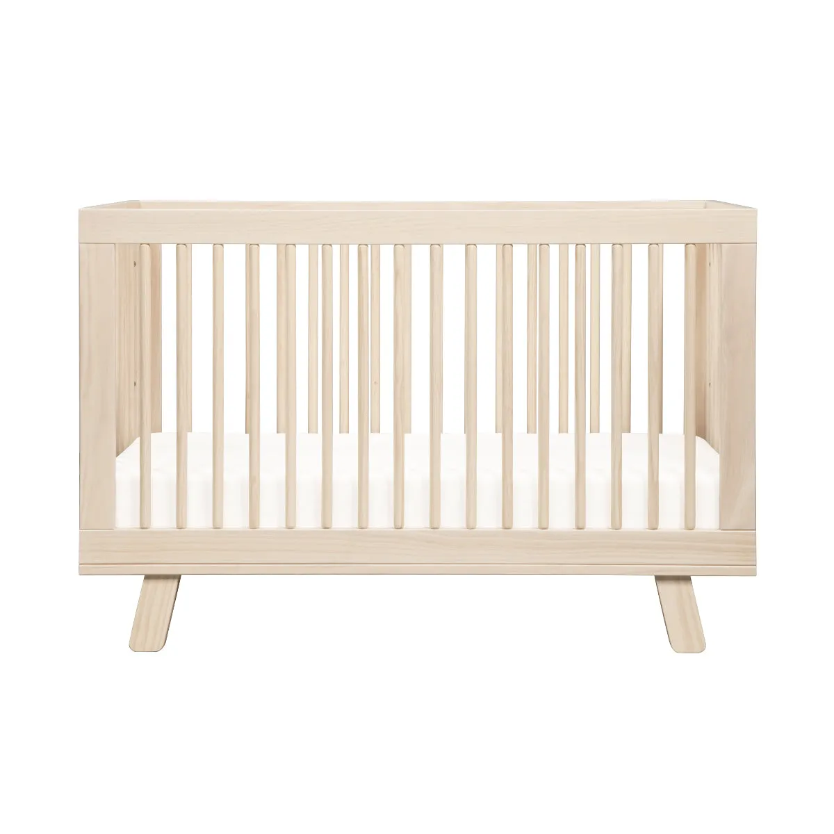 Hudson 3-in-1 Convertible Crib | with Toddler Bed Conversion Kit in Washed Natural