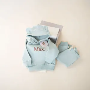 JBØRN Baby Gift Set | Organic Cotton Baby Hoodie & Joggers Set