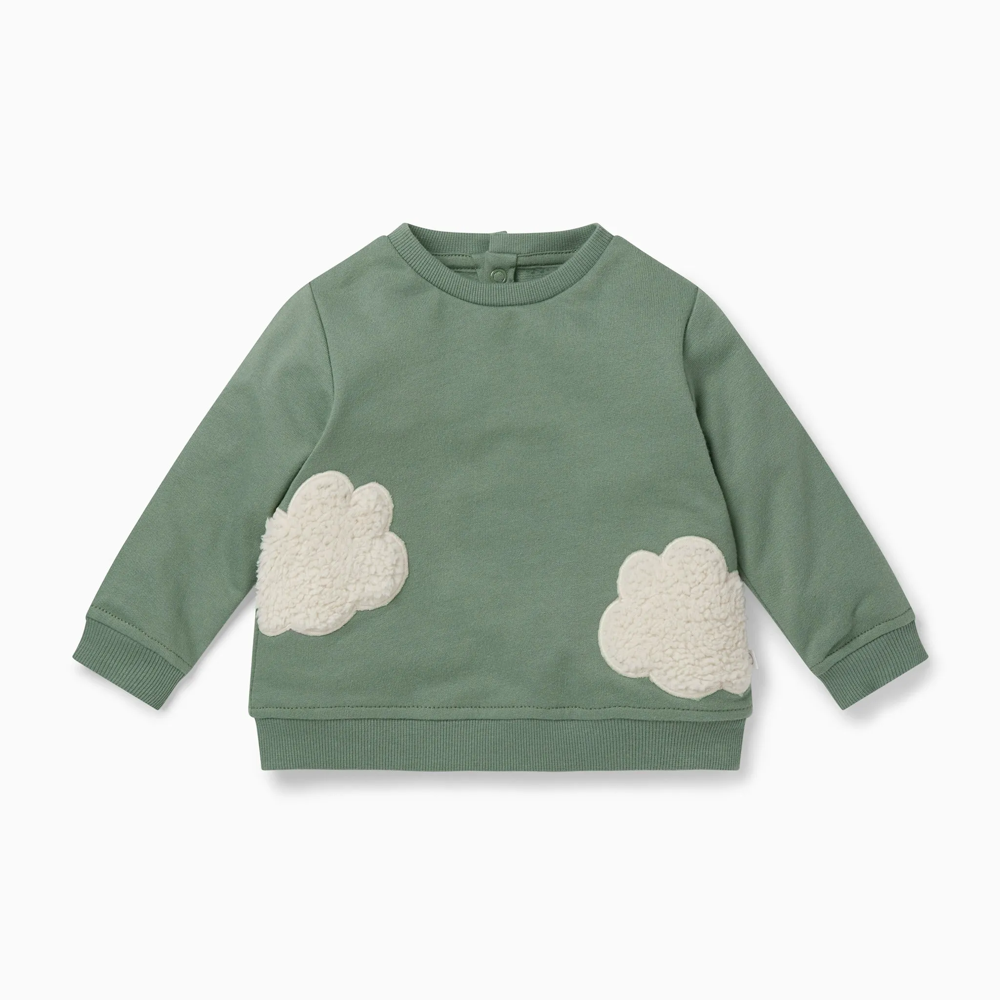 Khaki Cloud Sweatshirt & Joggers Outfit
