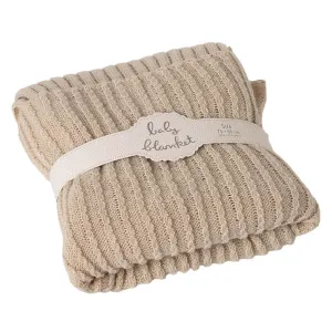 Knit Ribbed Baby Blanket