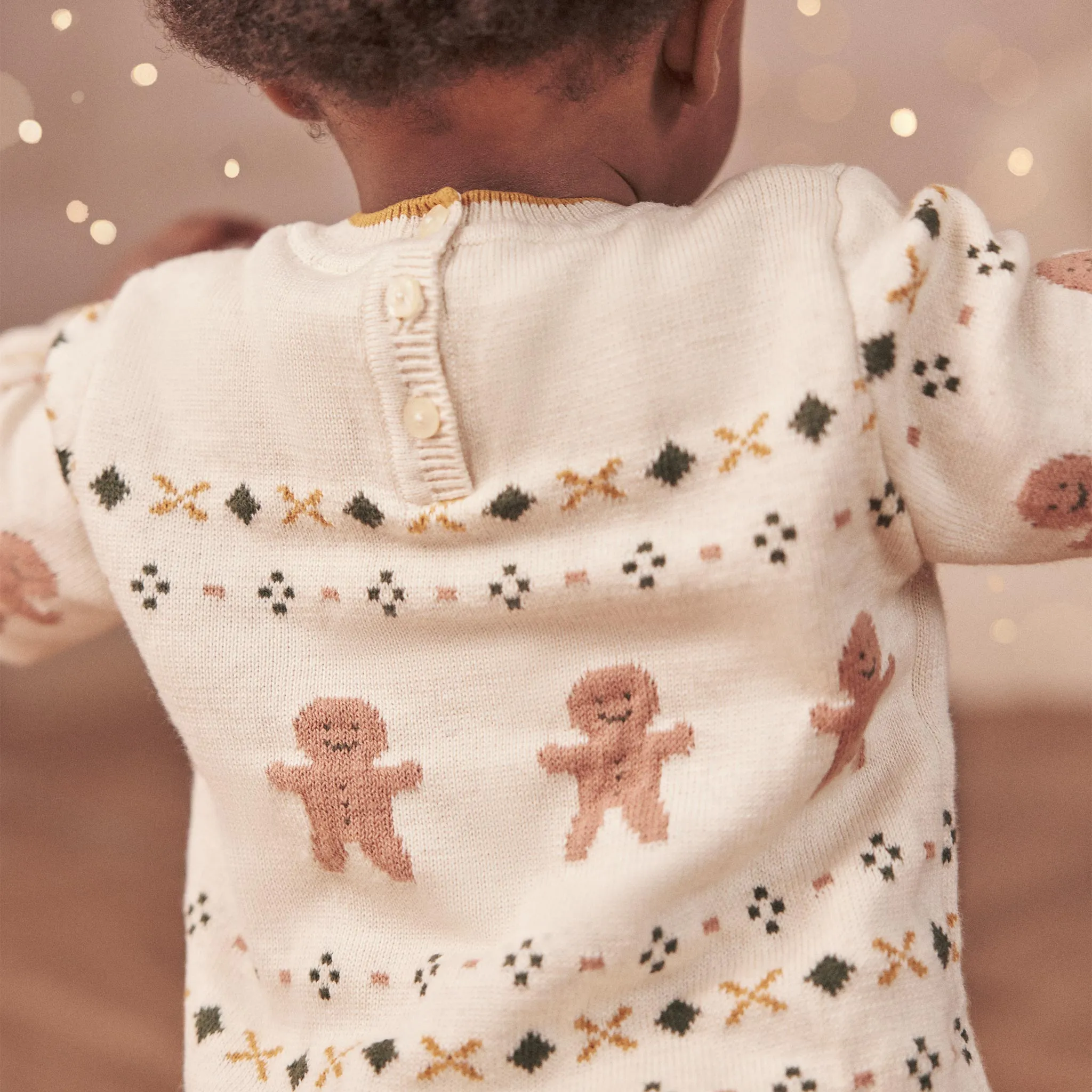 Knitted Gingerbread Jumper