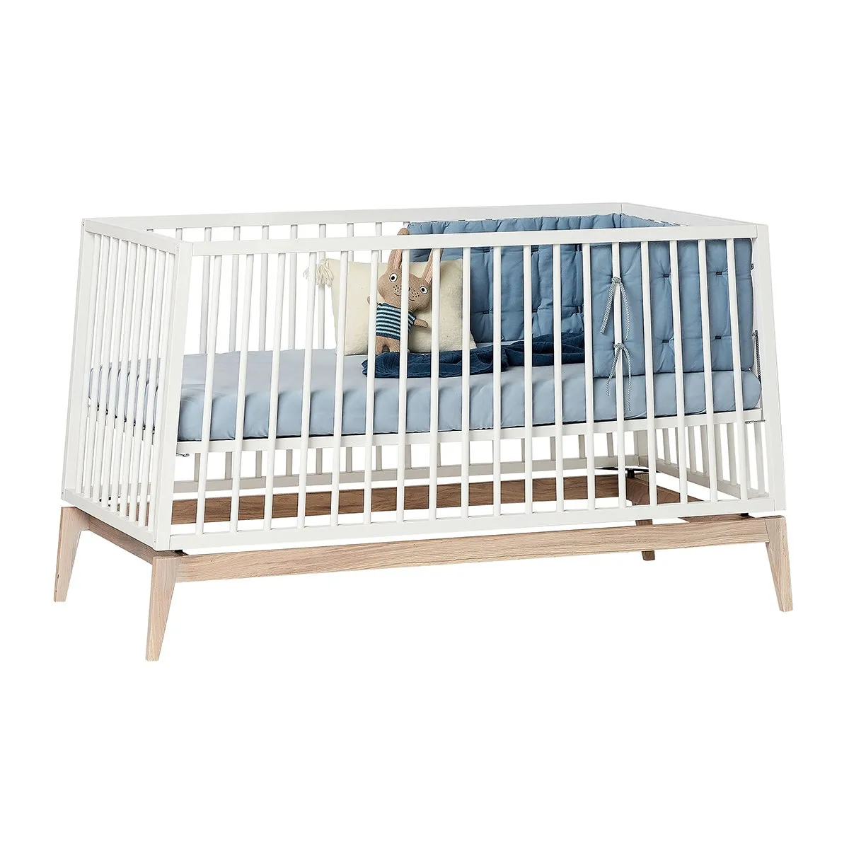 LEANDER, LUNA BABY COT, 140X70 CM, White