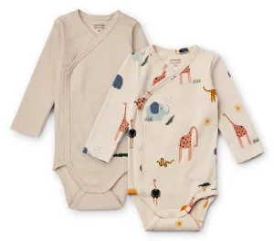 Liewood, Hali Bodysuit 2 Pk, Safari