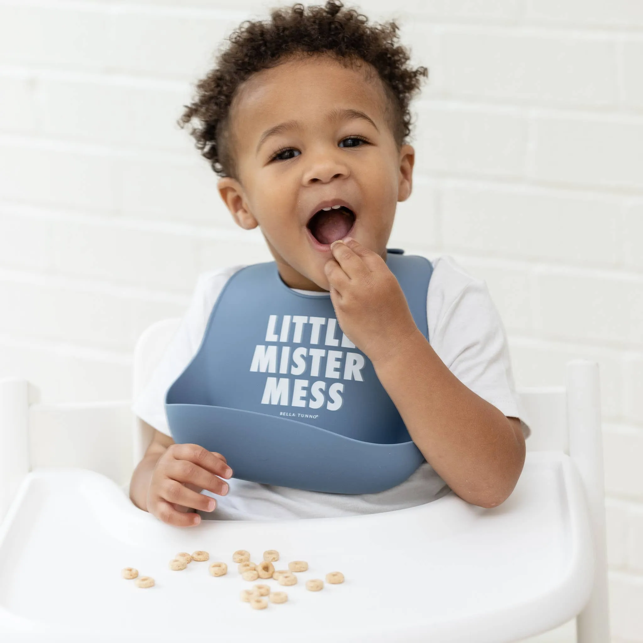 Little Mister Mess Wonder Bib: Blue