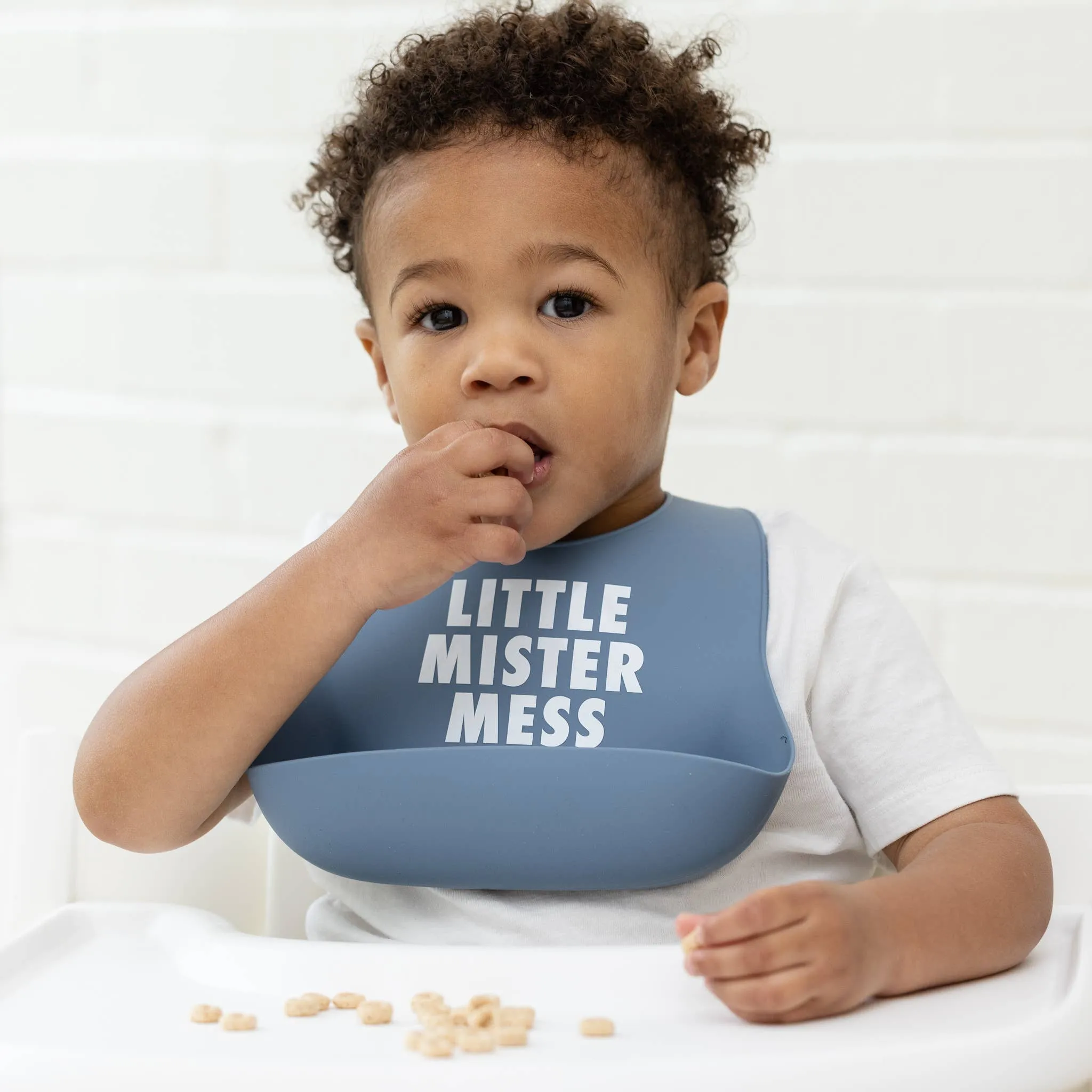 Little Mister Mess Wonder Bib: Blue