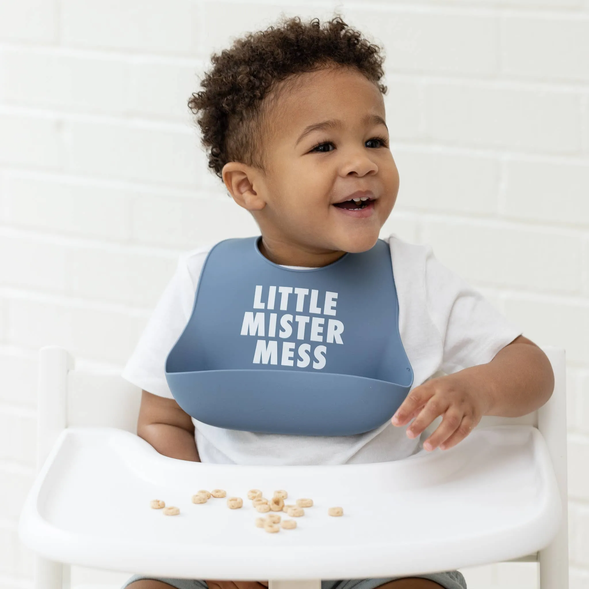 Little Mister Mess Wonder Bib: Blue