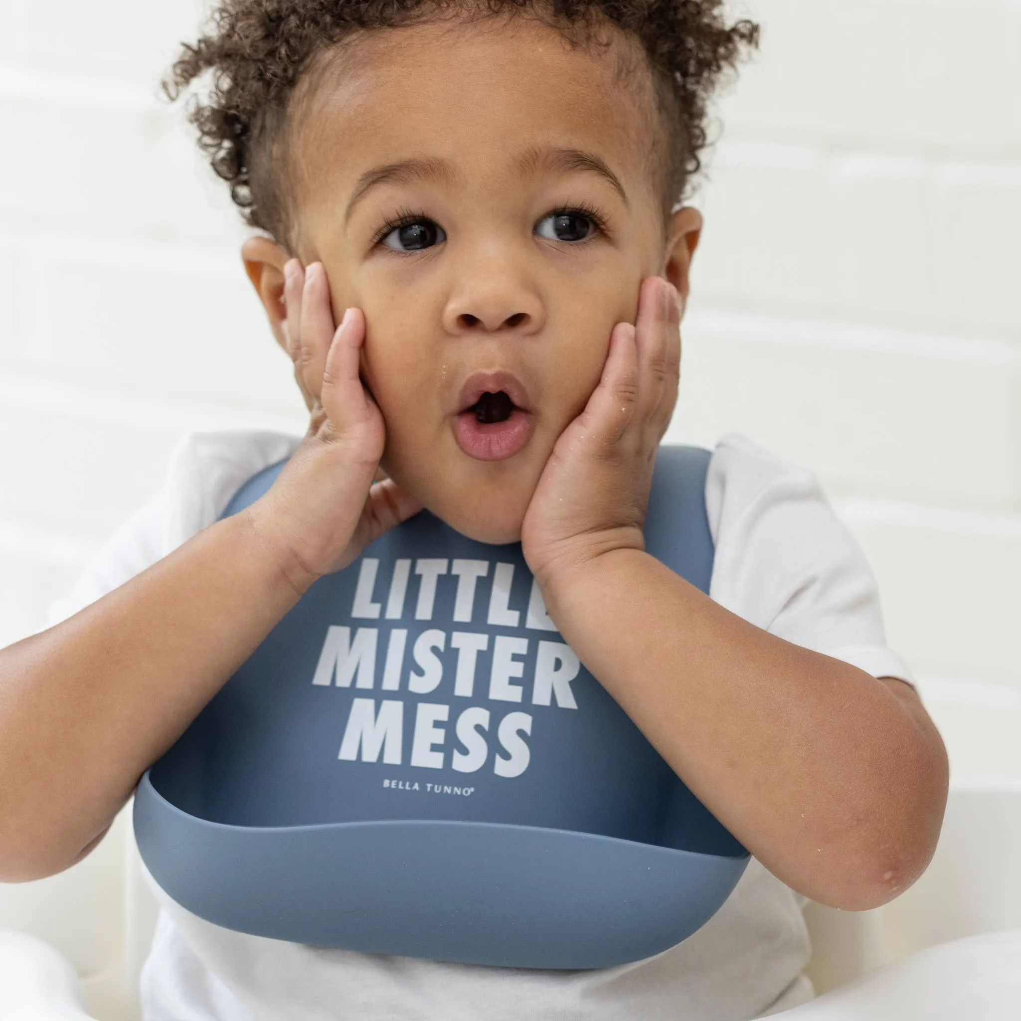 Little Mister Mess Wonder Bib: Blue