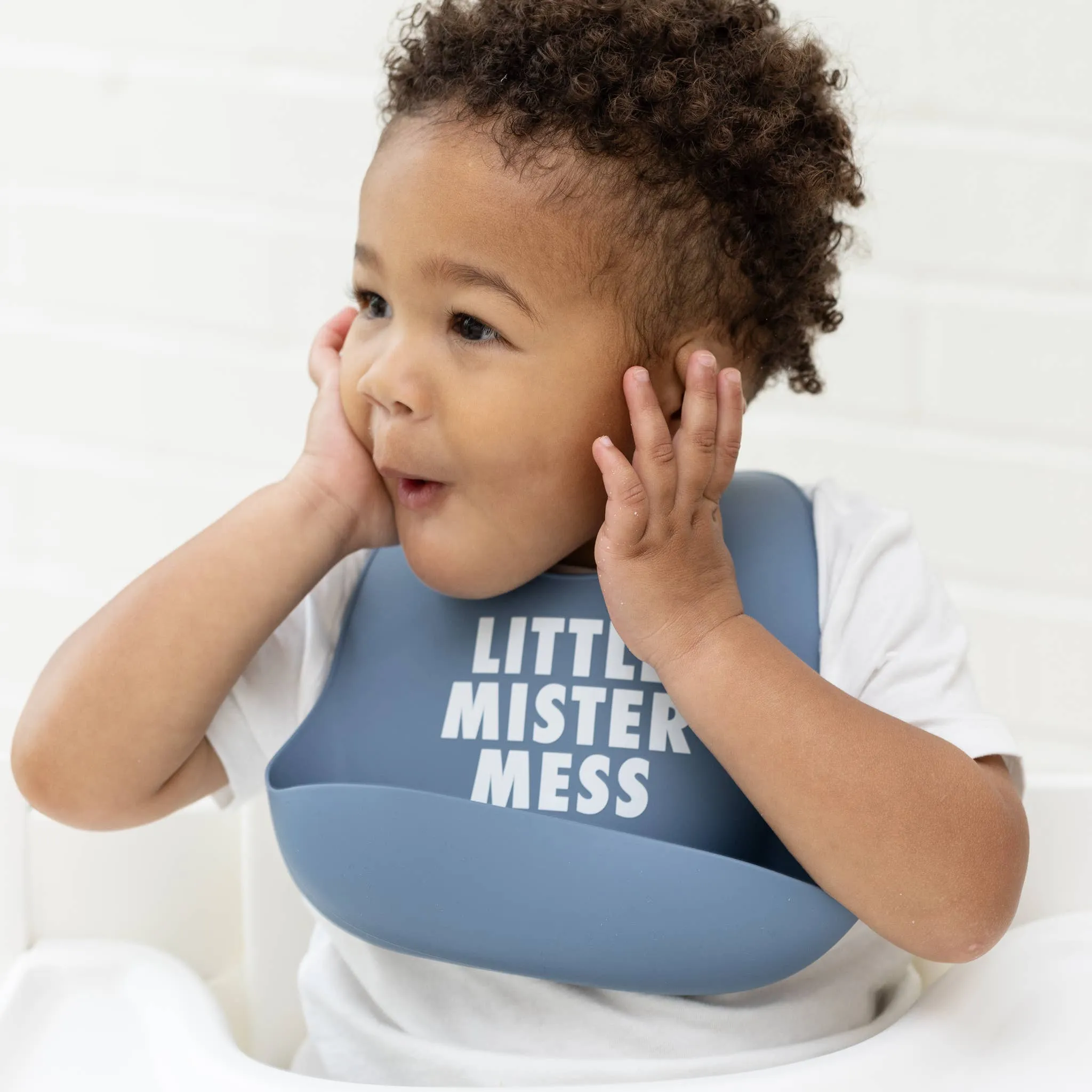 Little Mister Mess Wonder Bib: Blue