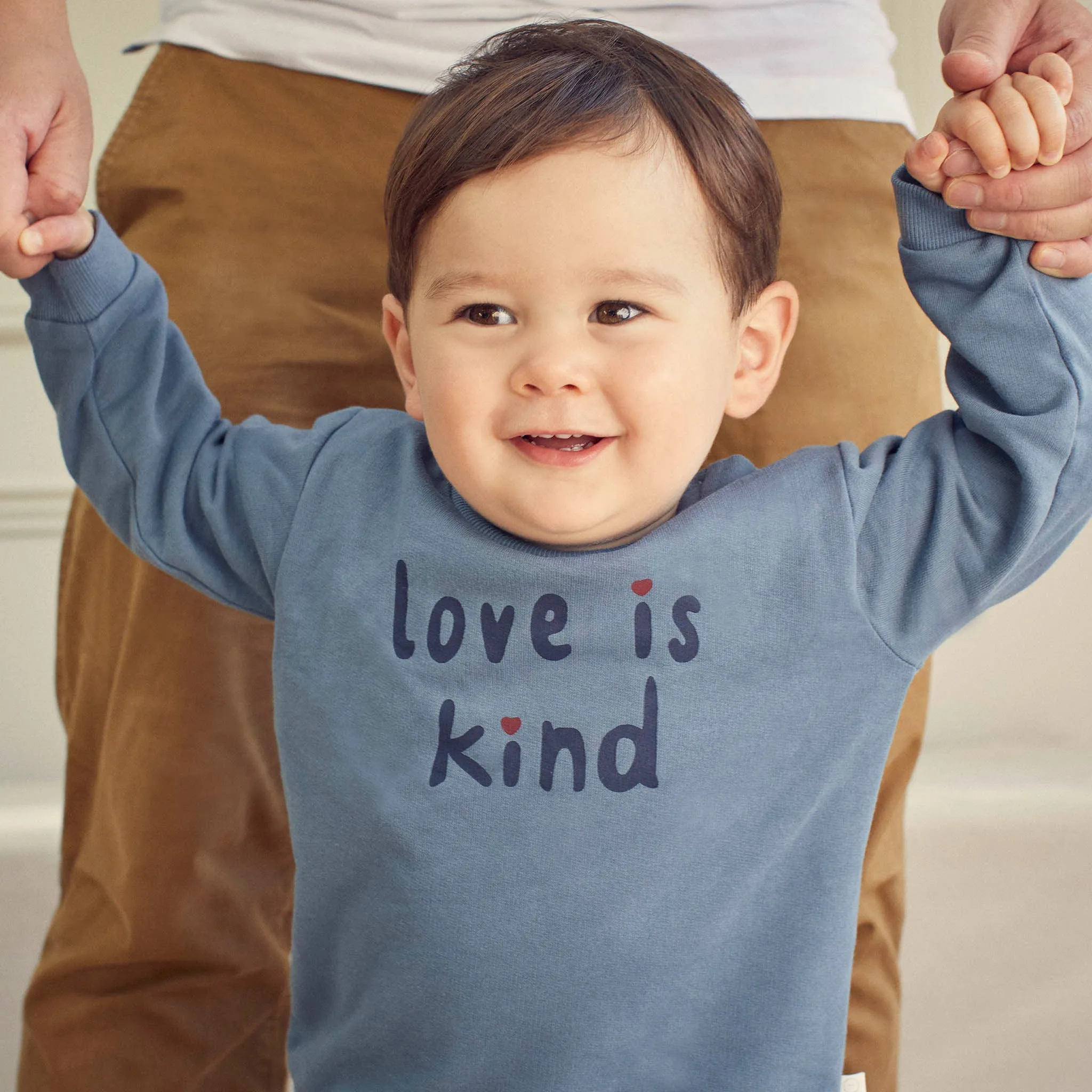 Love Is Kind Slogan Sweatshirt & Joggers Outfit