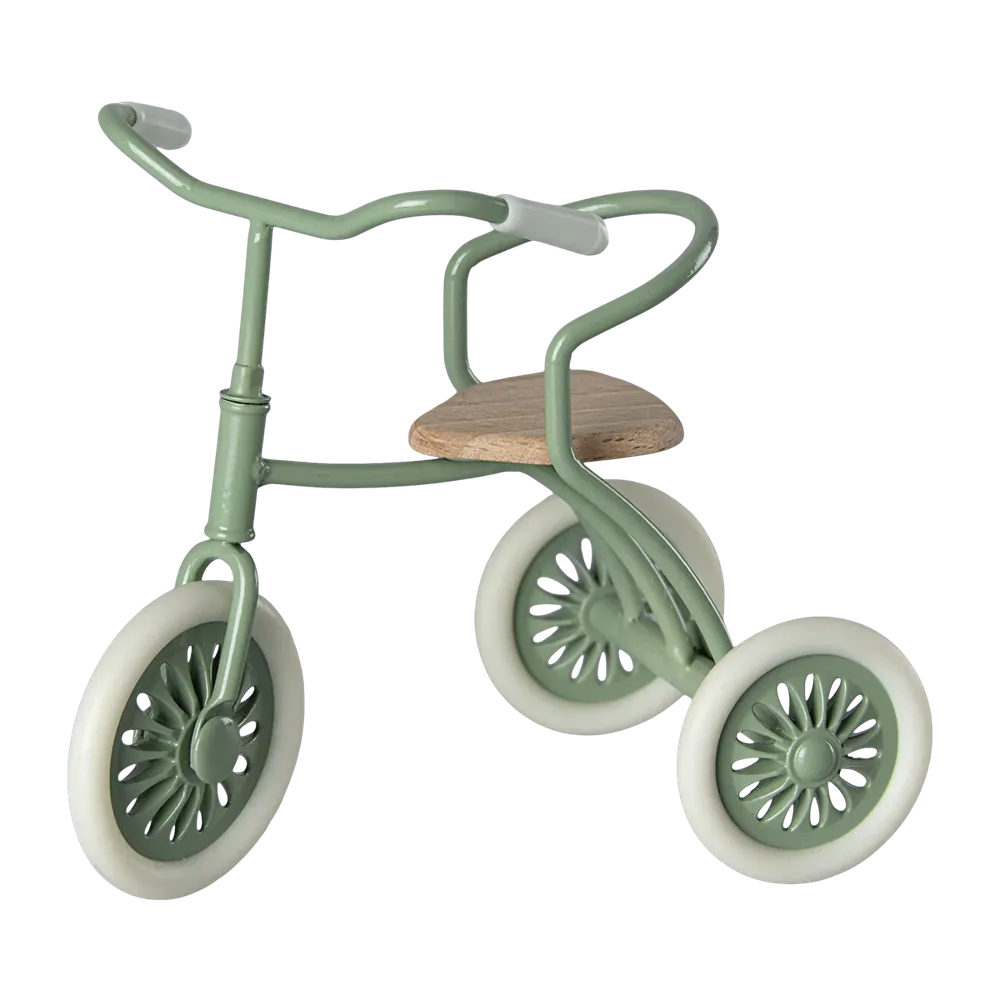 Maileg abri a  tricycle for mouse - green 2024