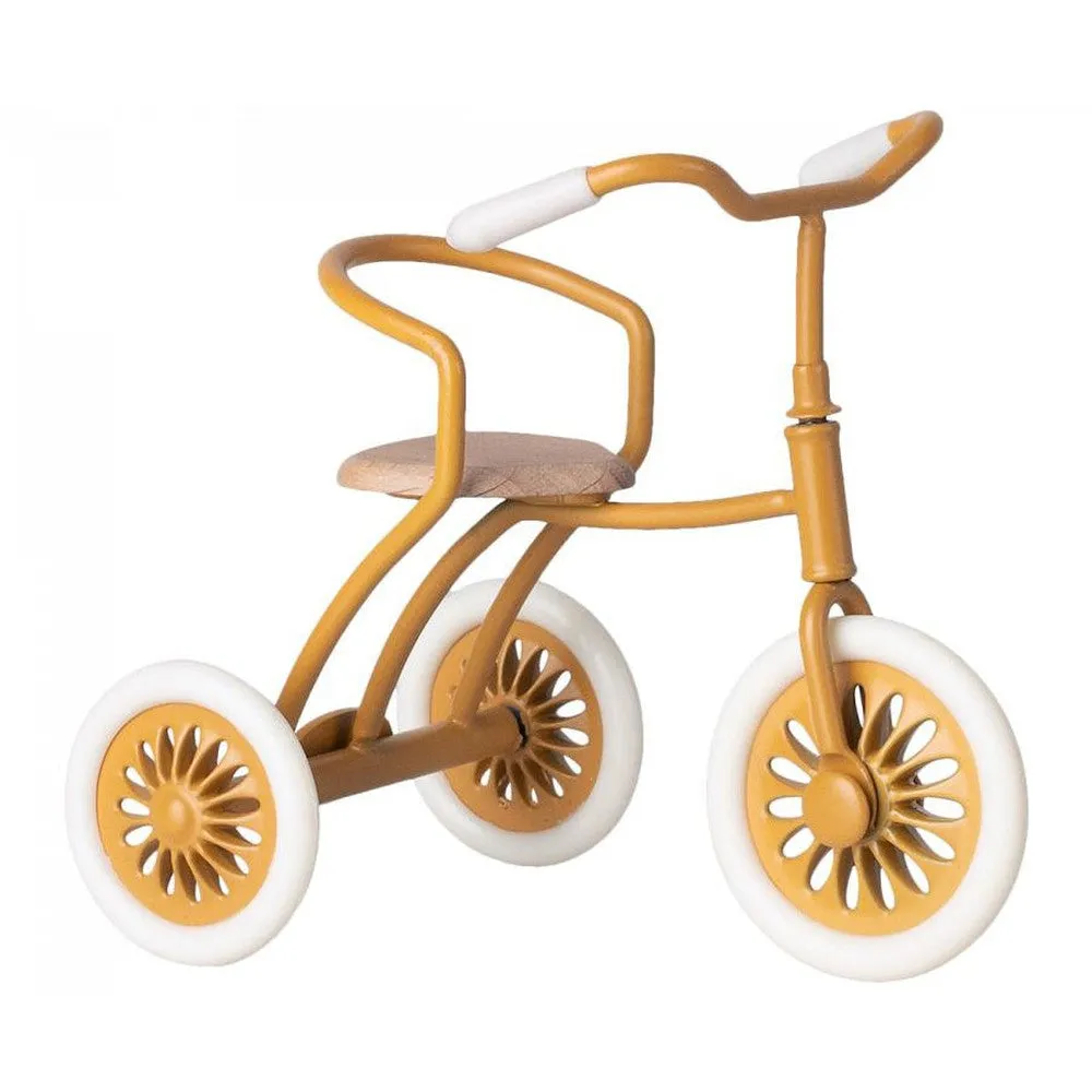 Maileg abri a tricycle for mouse - ochre