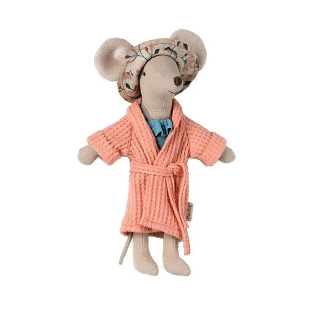 Maileg bathrobe - coral