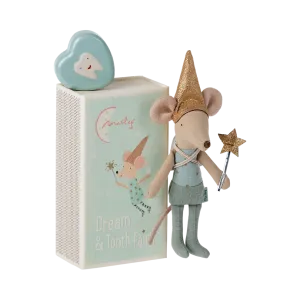 Maileg big brother tooth fairy with blue tin