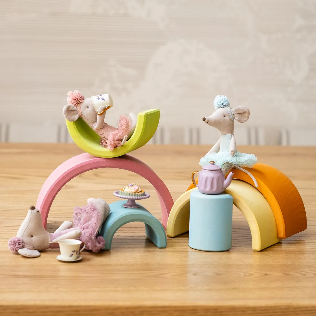 Maileg big sister ballerina mouse - heather