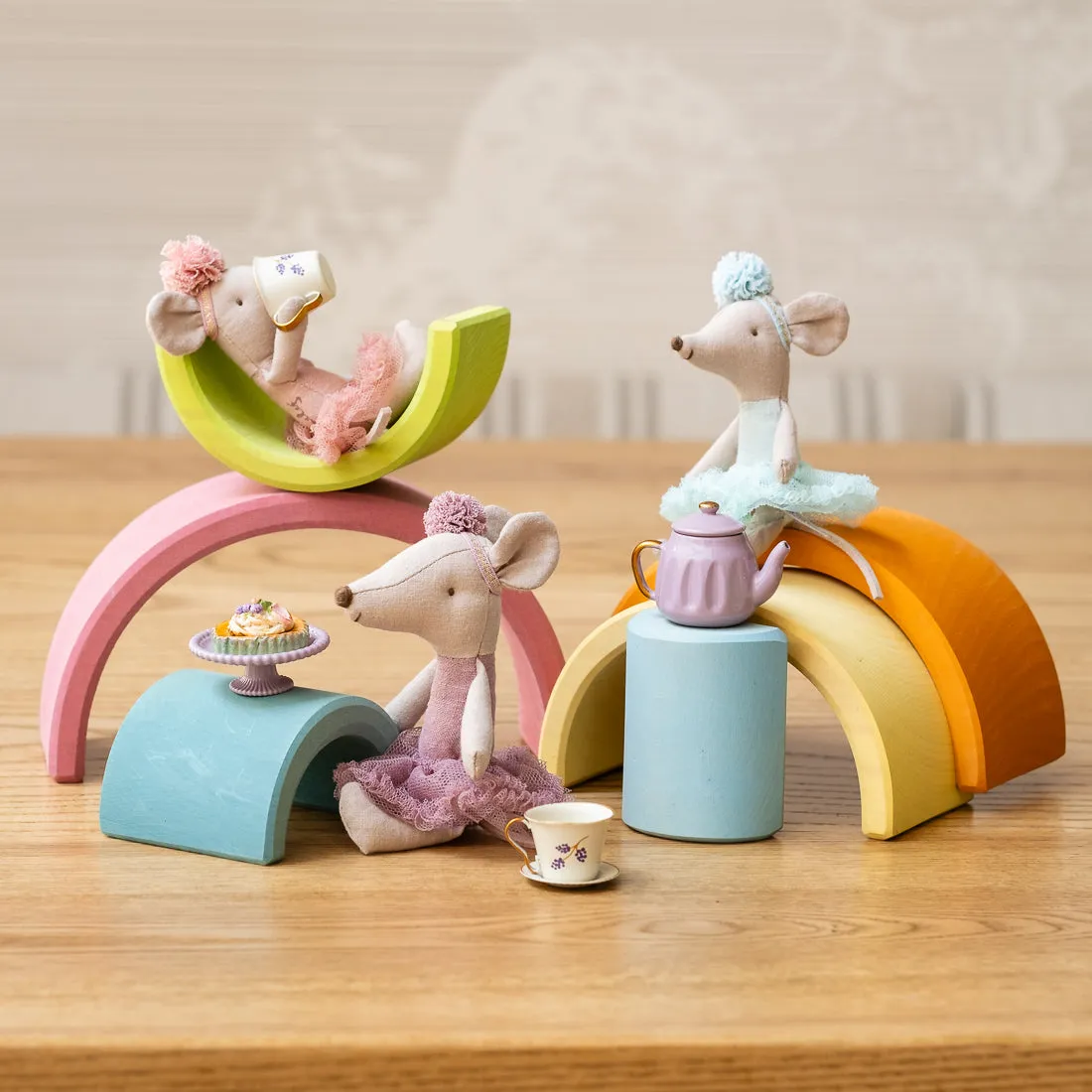 Maileg big sister ballerina mouse - heather