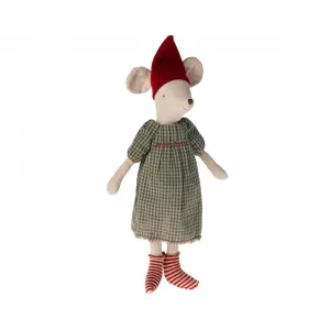Maileg christmas girl mouse - medium 2023