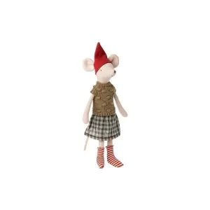 Maileg christmas girl mouse - medium